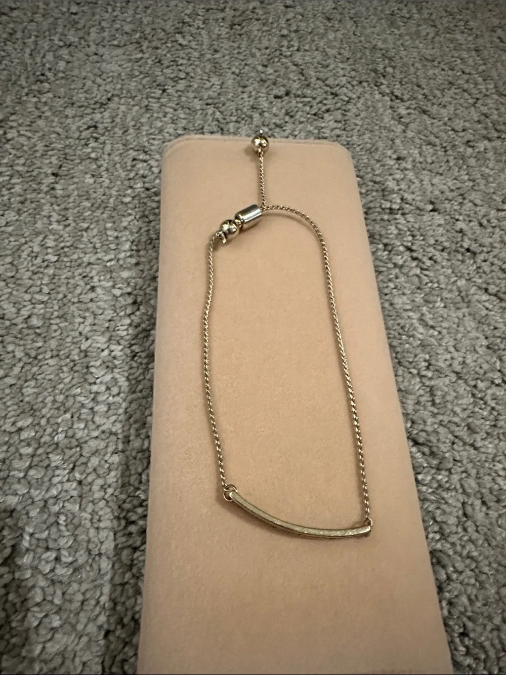 Gold Inspirational Bar Bracelet - 